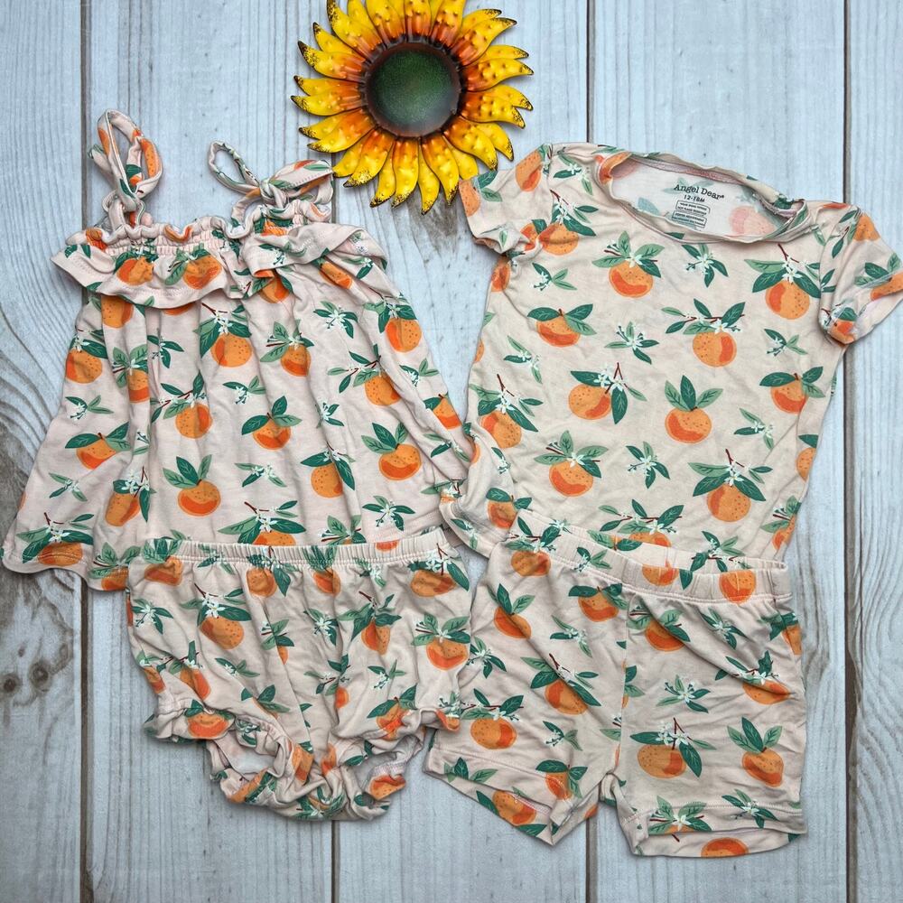 angel dear bamboo orange blossoms‎ outfits 12-18M